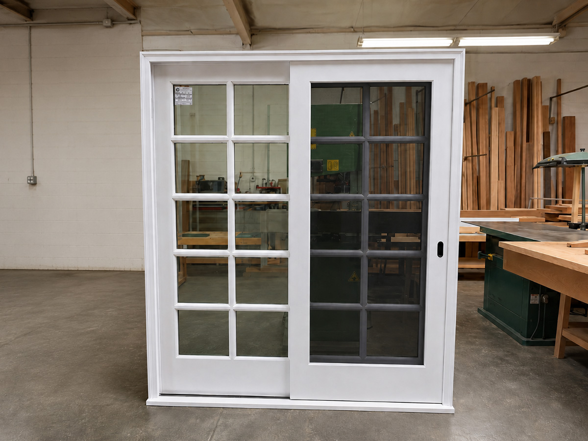 Vinyl windows and doors shown in a finished Southern California property